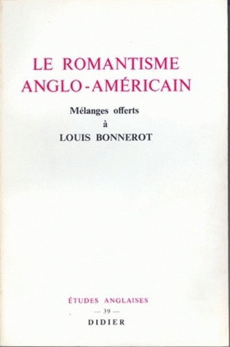 Le Romantisme anglo-américain