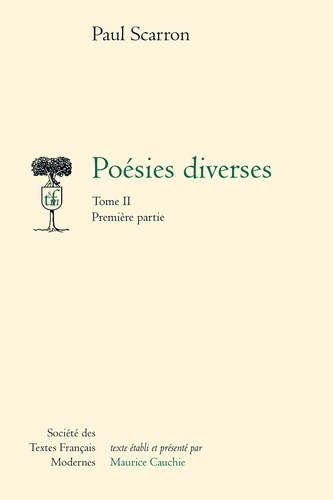Poésies diverses. Tome II Première partie