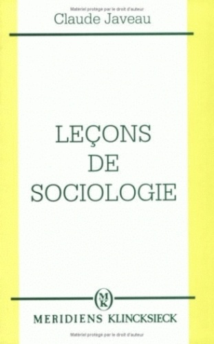 Leçons de sociologie