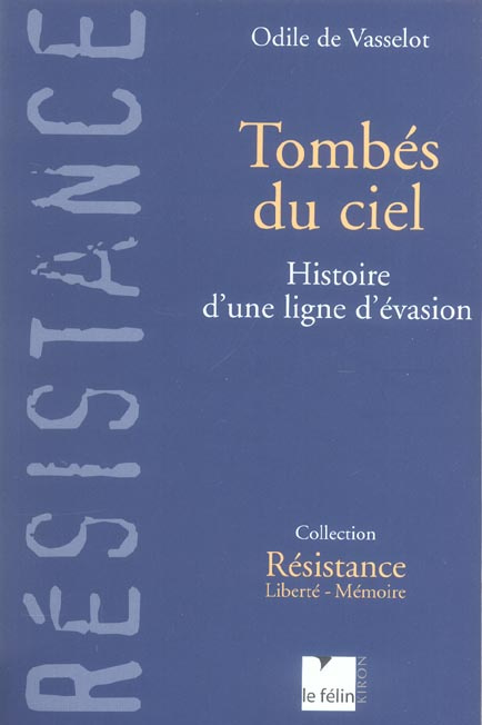 Tombés du ciel. Histoire d'une ligne d'évasion
