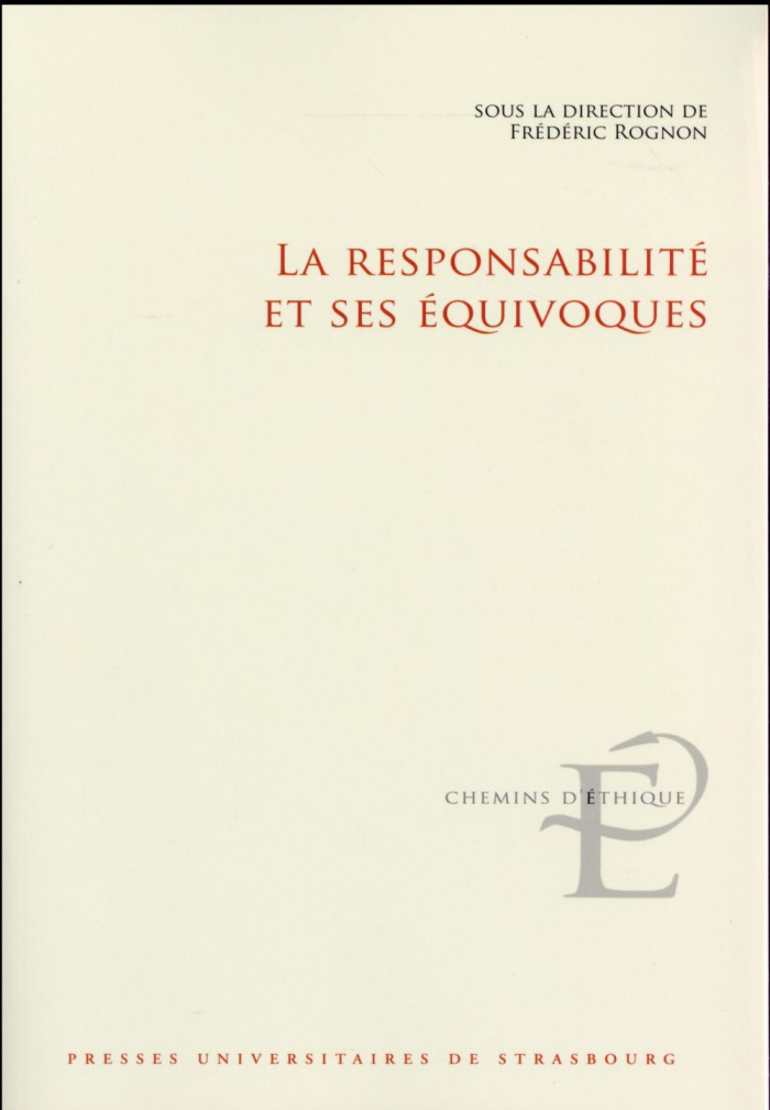 La responsabilité et ses équivoques
