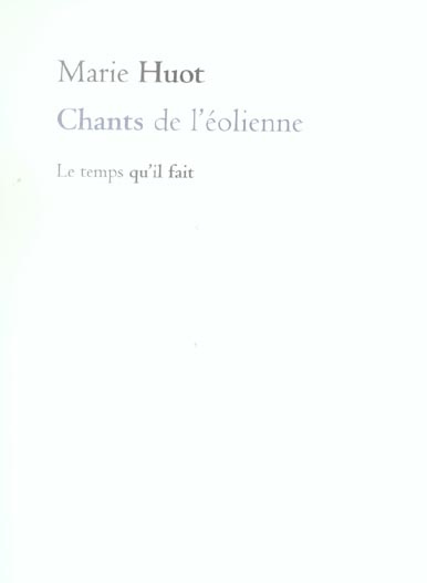 Chants de l'éolienne