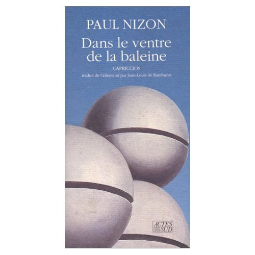 Dans le ventre de la baleine. Capriccios