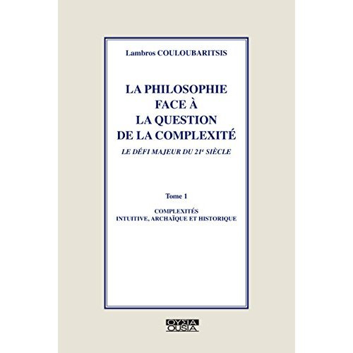 La philosophie face à la question de la complexite
