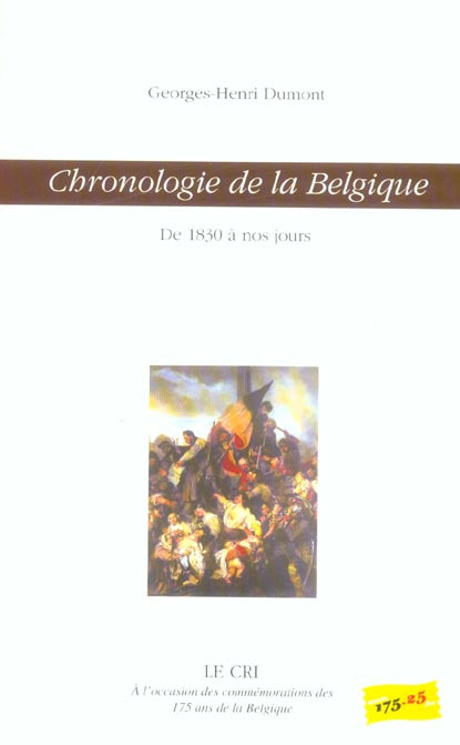 Chronologie de la Belgique. De 1830 à nos jours