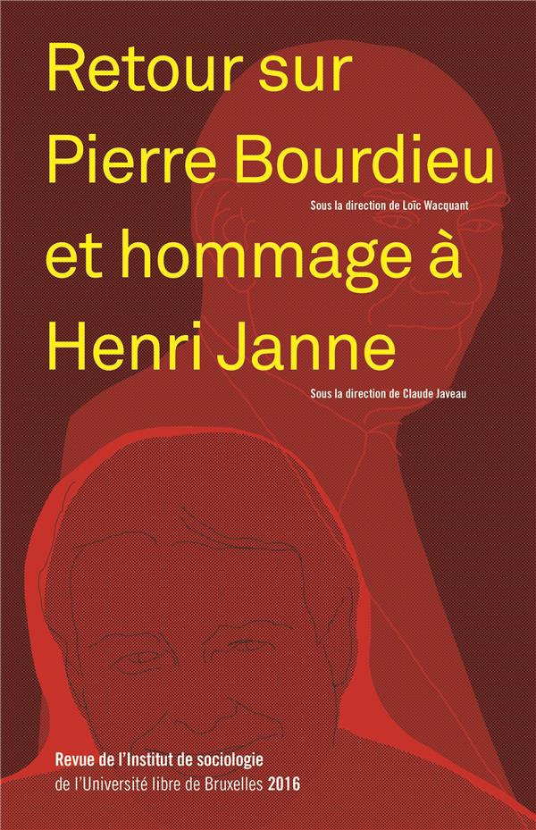 Revue de l'Institut de sociologie 2016 : Retour sur Pierre Bourdieu et hommage à Henri Janne