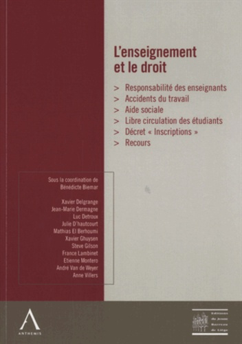 L'enseignement et le droit