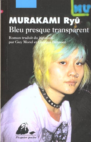 Bleu presque transparent