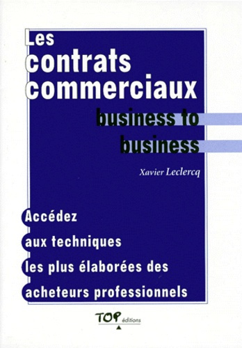 LES CONTRATS COMMERCIAUX