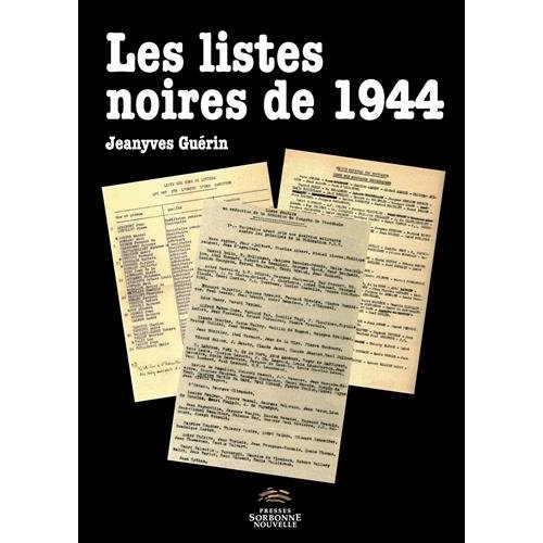 Les listes noires de 1944