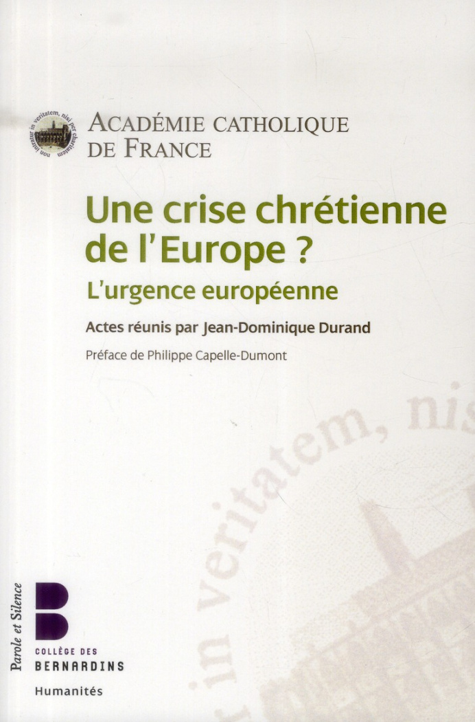 Une crise chrétienne de l'Europe