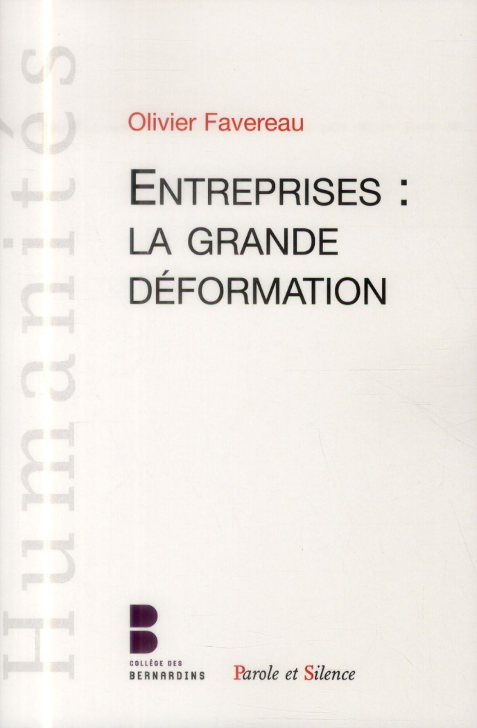L ENTREPRISE LA GRANDE DEFORMATION
