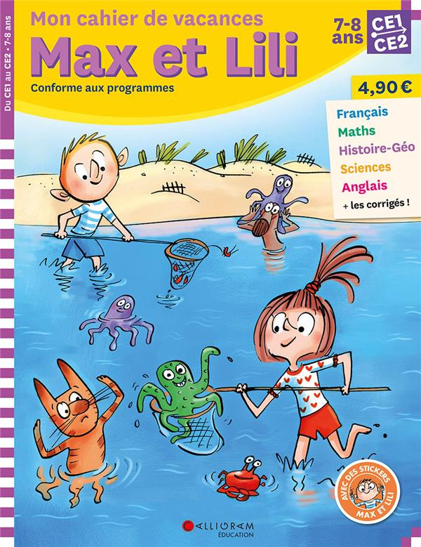 CAHIER DE VACANCES MAX ET LILI CE1/CE2