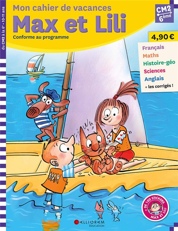 CAHIER DE VACANCES MAX ET LILI CM2/6E