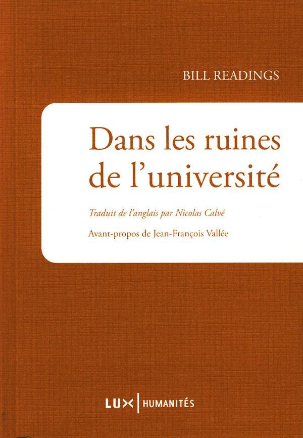 Dans les ruines de l'université