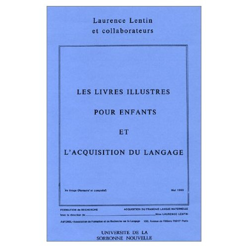 Les livres illustrés pour enfants et l'acquisition du langage