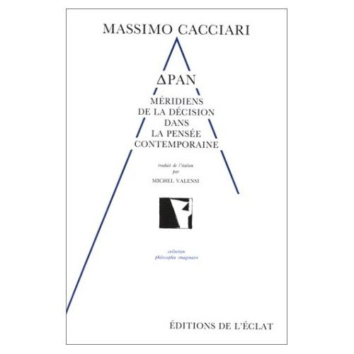 Drân. Méridiens de la décision dans la pensée contemporaine