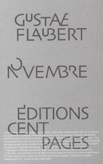 Novembre. Fragments de style quelconque