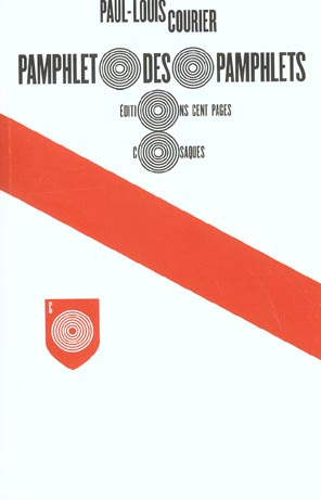 Pamphlet des pamphlets