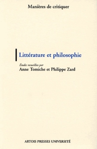 Littérature et philosophie