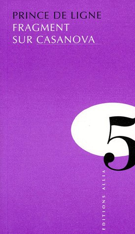 FRAGMENT SUR CASANOVA