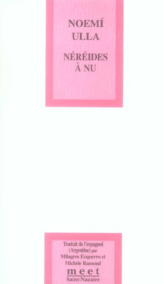 Néréides à nu. Edition bilingue français-espagnol