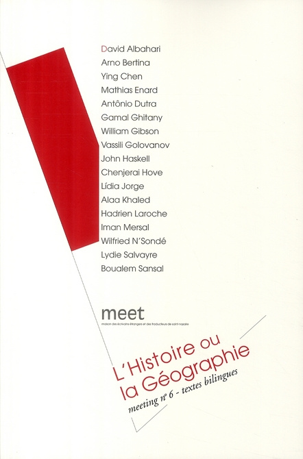 Meeting N° 6 : L'Histoire ou la Géographie