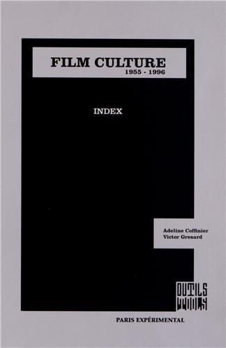 Index de la revue Film Culture. Edition bilingue français-anglais