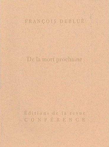 De la mort prochaine