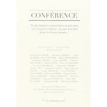 Conférence N° 41, automne 2015