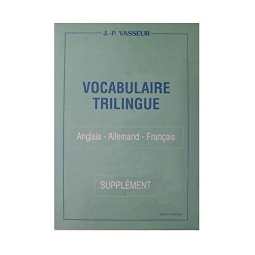VOC TRILINGUE ANG/ALL/FRA (SUPPLEM.)