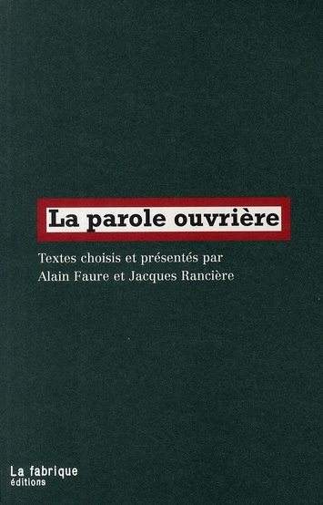 La parole ouvrière