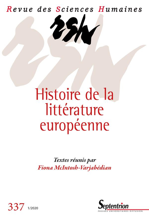 Revue des Sciences Humaines/3372020/Histoire de la littérature européenne