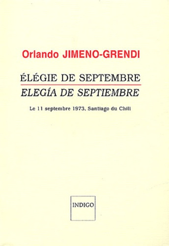 ELEGIE DE SEPTEMBRE ELEGIA DE SEPTIEMBRE