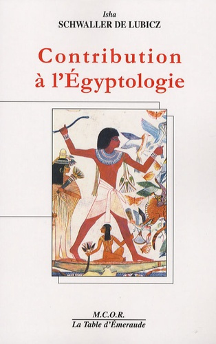 Contribution à l'Egyptologie