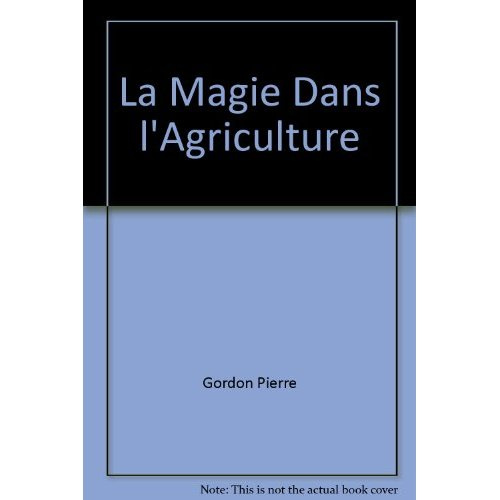 La magie dans l'agriculture