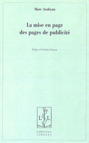 La mise en page des pages de publicité