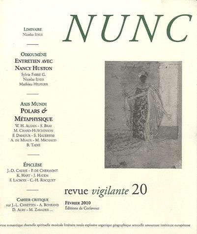 Nunc N° 20, Février 2010 : Polars & métaphysique