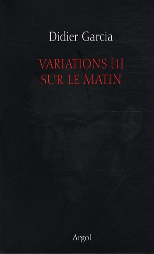Variations Tome 1 : Sur le matin