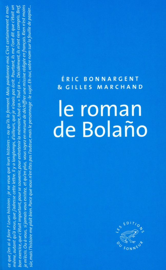 Le roman de Bolano