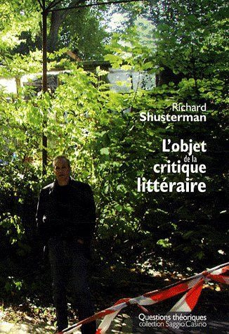 L OBJET DE LA CRITIQUE LITTERAIRE