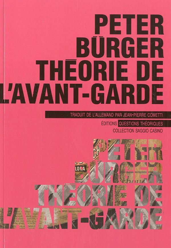 THEORIE DE L AVANT-GARDE