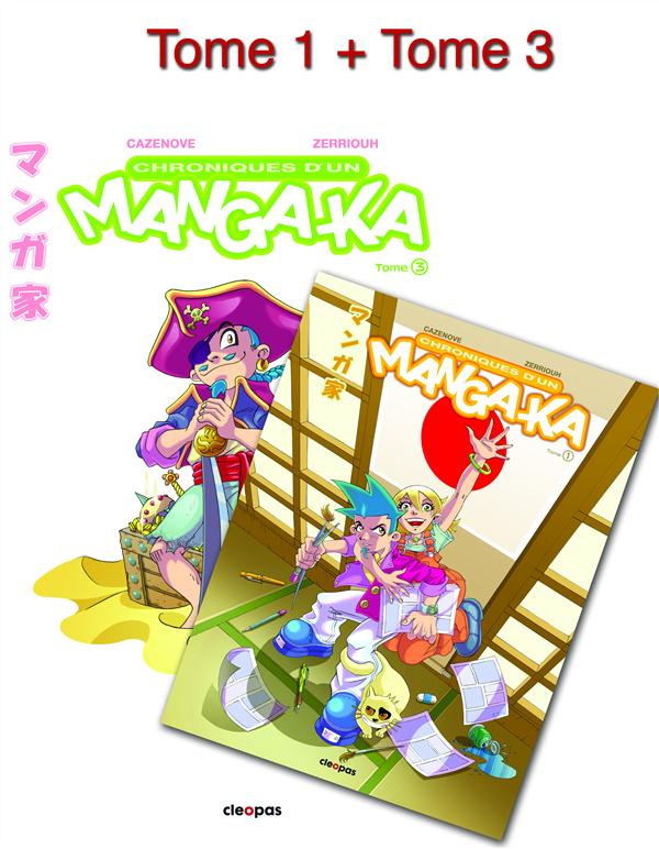 Chroniques d'un Mangaka : 2 volumes : Tomes 1 et 3