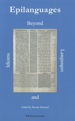 EPILANGUAGES BEYOND IDIOMS AND LANGUAGES