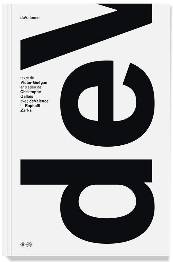 A book from deValence. Edition bilingue français-anglais