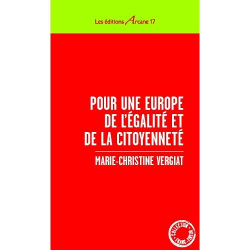 Pour une Europe de l'égalité et de la citoyenneté