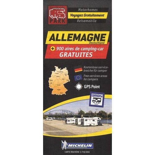 CARTE ALLEMAGNE DES AIRES DE CAMPING CAR GRATUITES