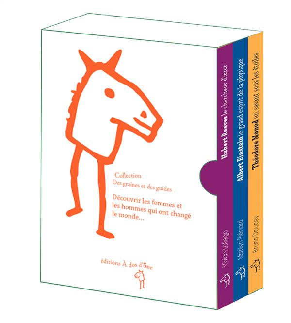 Explorateurs de l'univers. Pack 3 volumes : Théodore Monod ; Hubert Reeves ; Albert Einstein