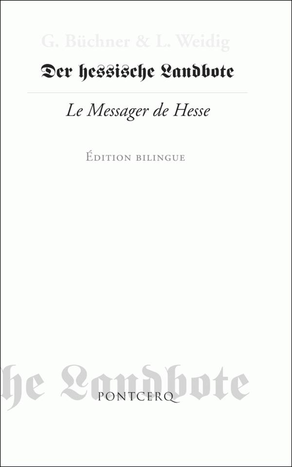 Le messager de Hesse. Edition bilingue français-allemand