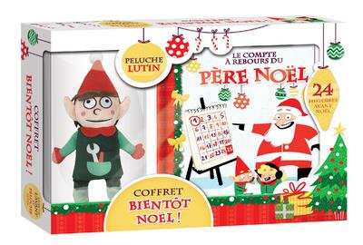 Coffret Bientôt Noël ! Le compte à rebours du Père Noël, 24 histoires avant NoëlAvec 1 peluche lutin